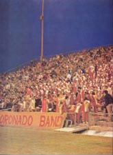 A football game with the Coronado Mustang Band