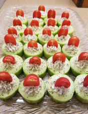 Cucumber Bites Appetizers photo